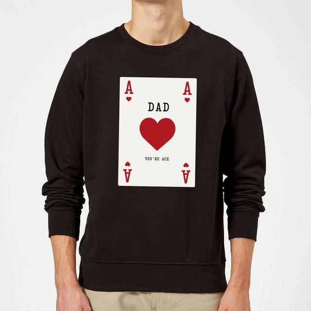 Dad You're Ace Sweatshirt - Black - XL - Black on Productcaster.