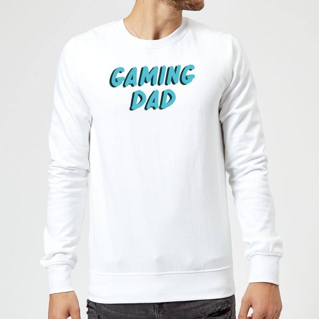 Gaming Dad Sweatshirt - White - XXL - Weiß on Productcaster.