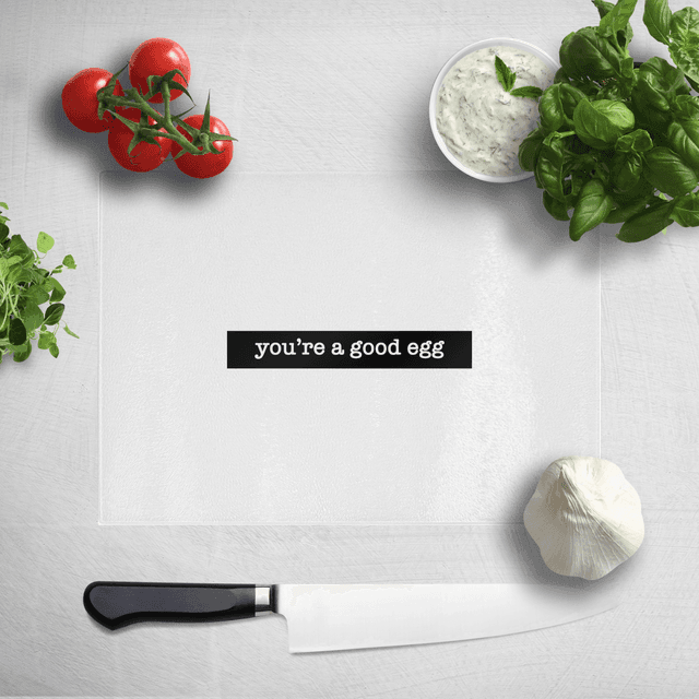 You're A Good Egg Chopping Board on Productcaster.