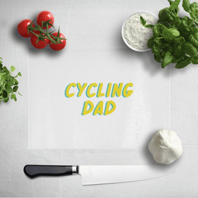 Cycling Dad Chopping Board on Productcaster.