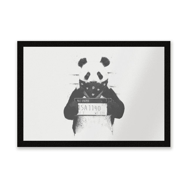 Bandana Panda Entrance Mat on Productcaster.