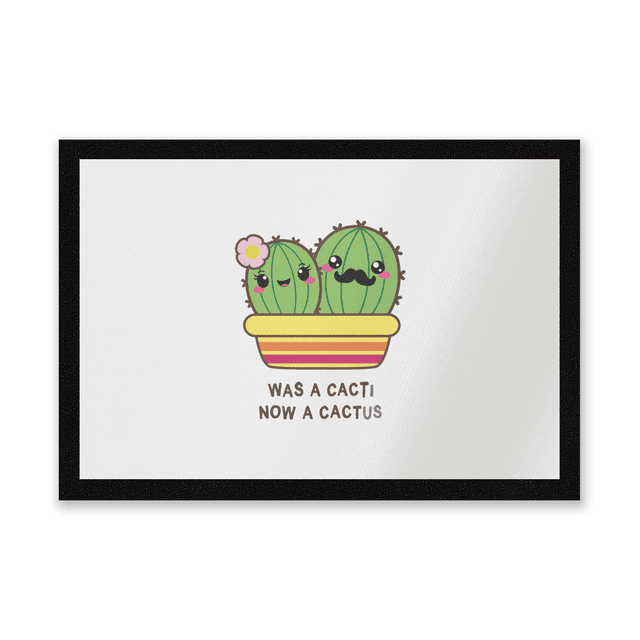 Was A Cacti, Now A Cactus Door Mat on Productcaster.