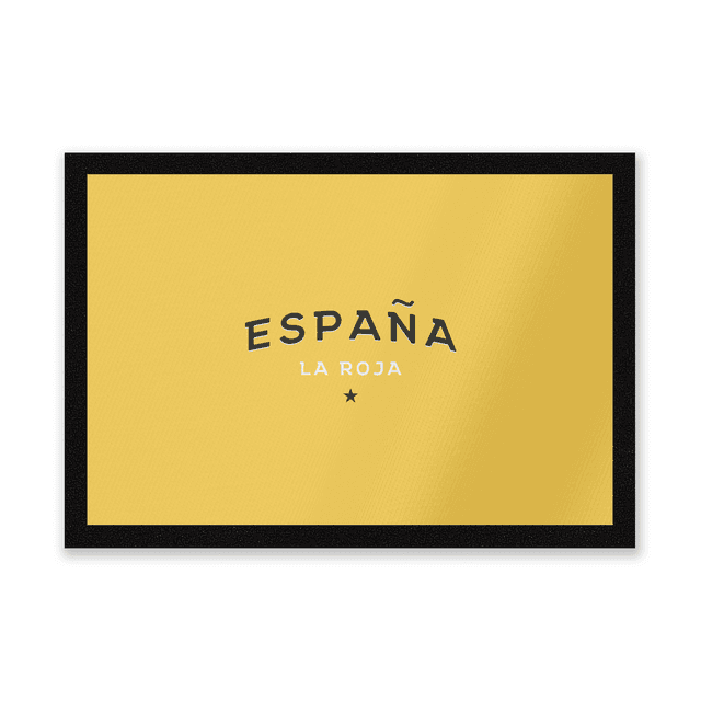 Espana La Roja Entrance Mat on Productcaster.