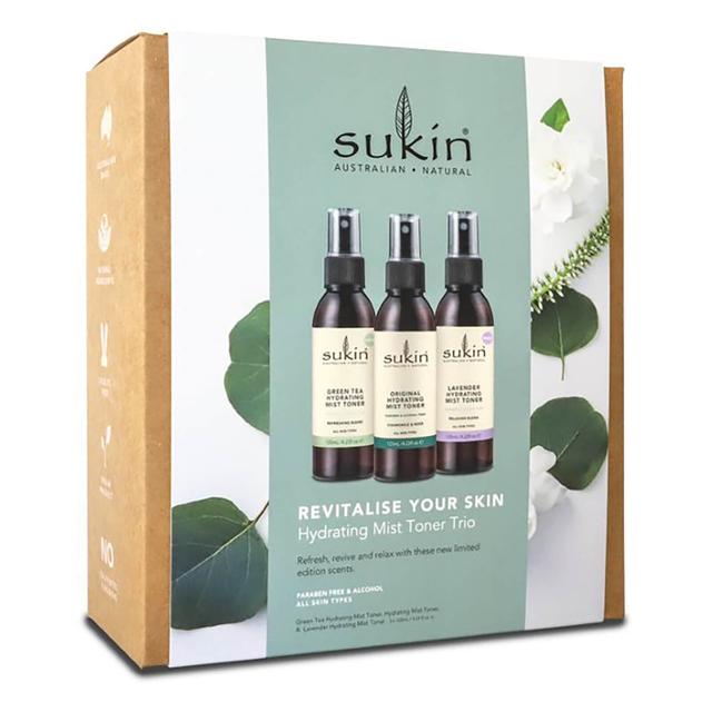 Sukin Revitalize Your Skin Hydrating Mist Toner Trio Pack (Worth £23.85) on Productcaster.