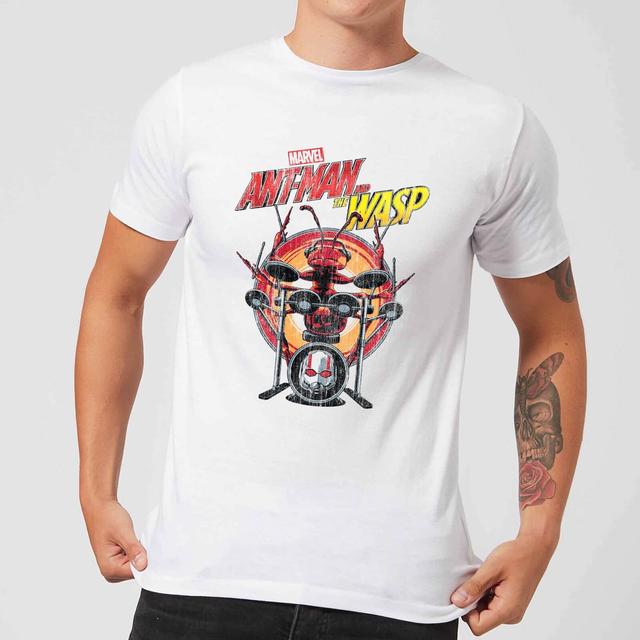 Camiseta Drummer Ant de Marvel para hombre - Blanco - XXL on Productcaster.