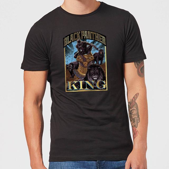 Marvel Black Panther Homage Men's T-Shirt - Black - M on Productcaster.