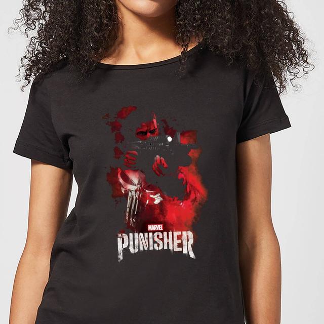 Marvel The Punisher Damen T-Shirt - Schwarz - S - Schwarz on Productcaster.