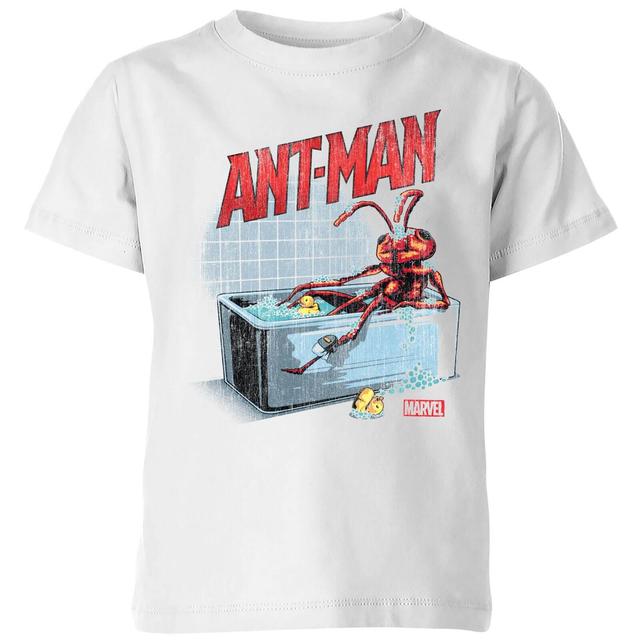 Marvel Bathing Ant Kids' T-Shirt - White - 3-4 Jahre - Weiß on Productcaster.