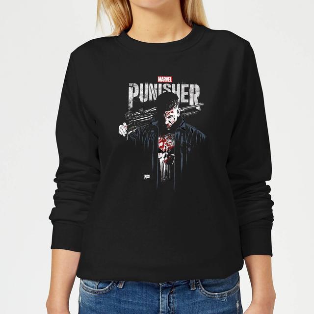 Marvel Frank Castle Women's Sweatshirt - Black - XXL on Productcaster.