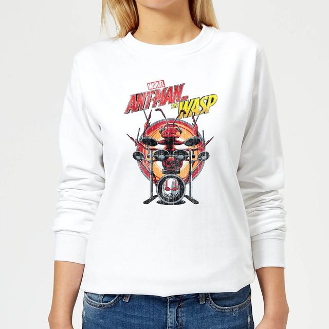 Marvel Ant-Man and the Wasp Drummer Ant dames trui - Wit - S - Wit on Productcaster.