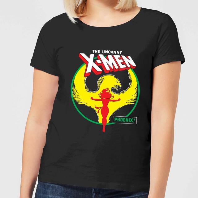 X-Men Dark Phoenix Circle Women's T-Shirt - Black - S on Productcaster.