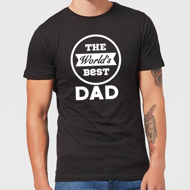 The World's Best Dad Men's T-Shirt - Black - S - Schwarz on Productcaster.