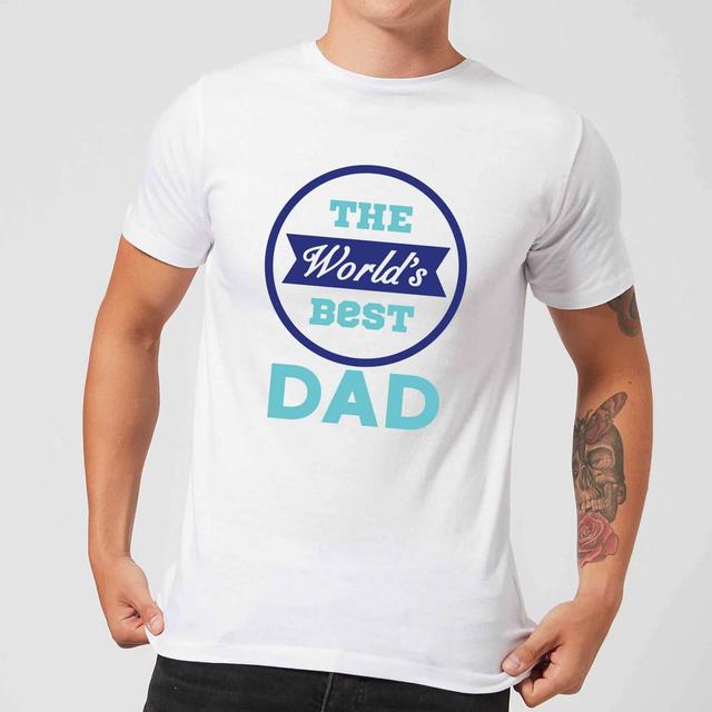 The World's Best Dad Men's T-Shirt - White - XXL - Weiß on Productcaster.