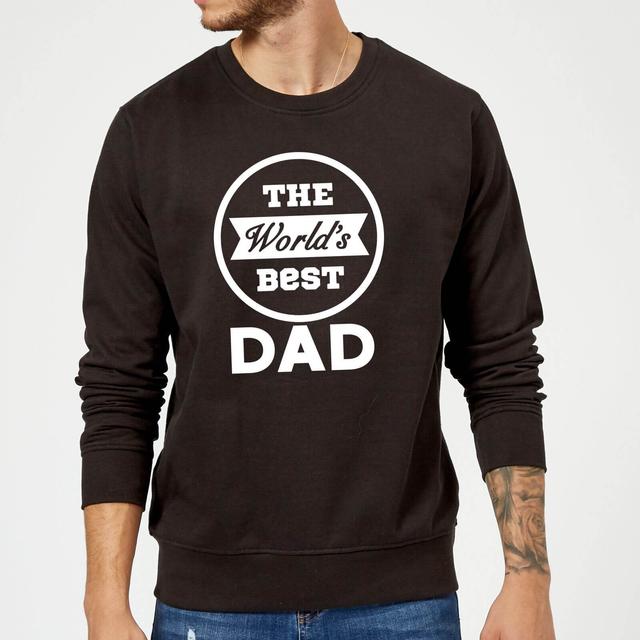 The World's Best Dad Sweatshirt - Black - XXL - Schwarz on Productcaster.