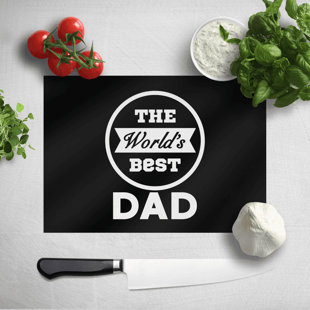 The World's Best Dad Chopping Board on Productcaster.