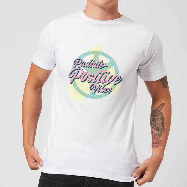 Radiate Positive Vibes Men's T-Shirt - White - M - Weiß on Productcaster.