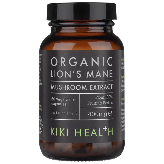 KIKI Health Organic Lion's Mane Extract Mushroom (60 Vegicaps) on Productcaster.