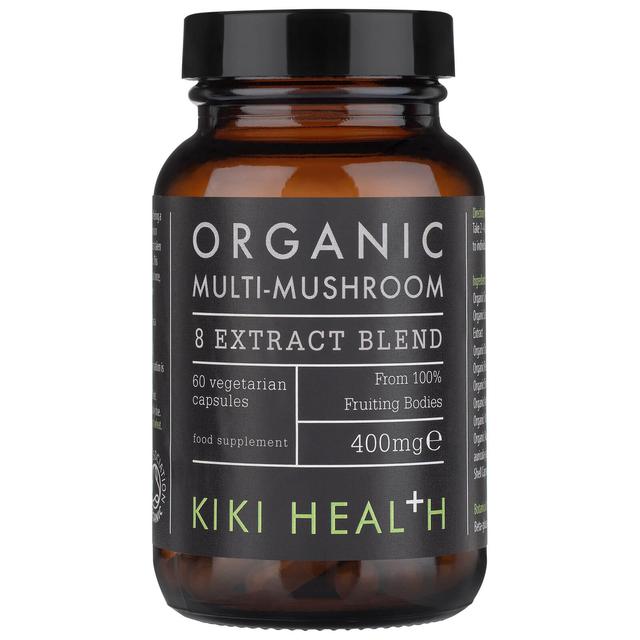 KIKI Health Organic Multi-Mushroom 8 Extract Blend (60 Vegicaps) on Productcaster.