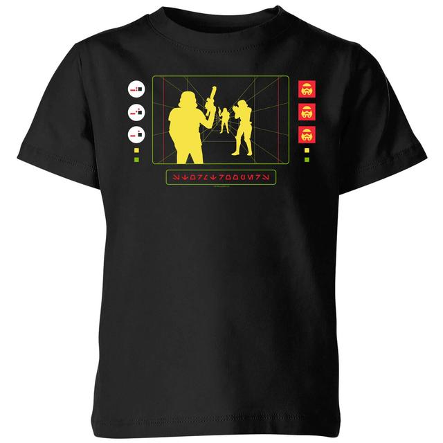 Star Wars Stormtrooper Targeting Computer Kids' T-Shirt - Black - 3-4 Years on Productcaster.