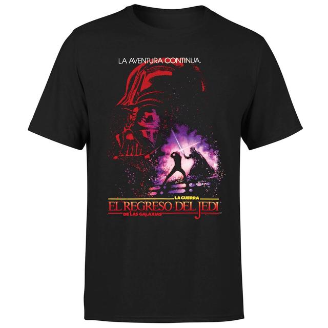 Star Wars ROTJ Spanish Men's T-Shirt - Black - L on Productcaster.