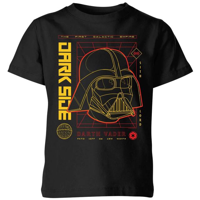 Camiseta Darth Vader Grid para niño de Star Wars - Negro - 5-6 años on Productcaster.