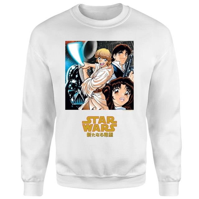 Star Wars Manga Style Jumper - White - L on Productcaster.