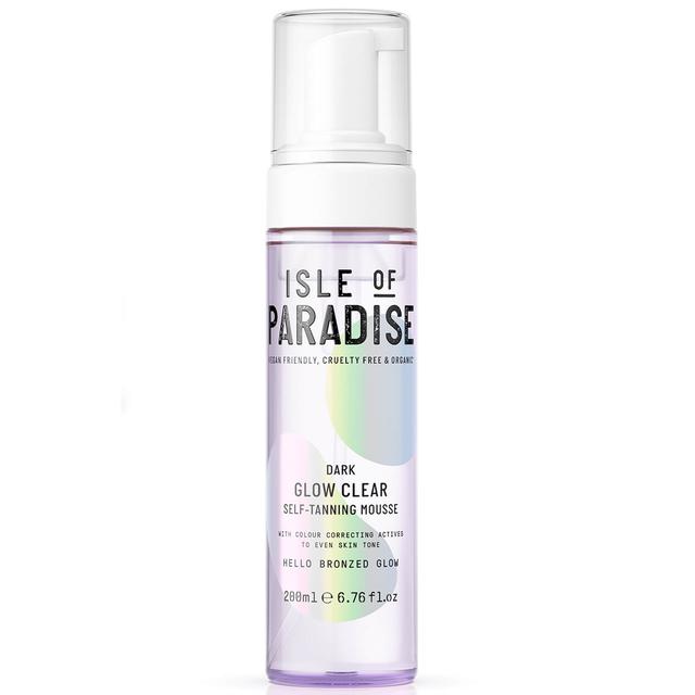 Isle of Paradise Glow Clear Self-Tanning Mousse - Dark 200 ml on Productcaster.