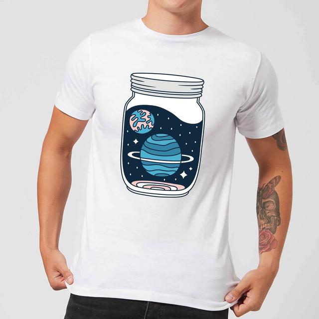 Space Jar Men's T-Shirt - White - M - Weiß on Productcaster.