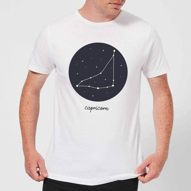 Capricorn Men's T-Shirt - White - 5XL - Weiß on Productcaster.