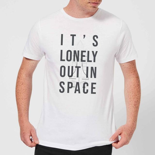 It's Lonely Out In Space Men's T-Shirt - White - M - Weiß on Productcaster.