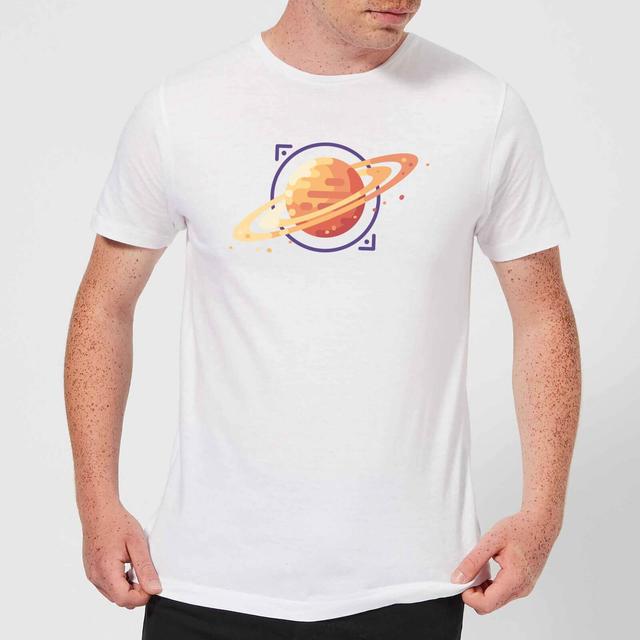 Saturn Men's T-Shirt - White - M - Weiß on Productcaster.