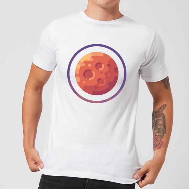 Mars Men's T-Shirt - White - 5XL - Weiß on Productcaster.