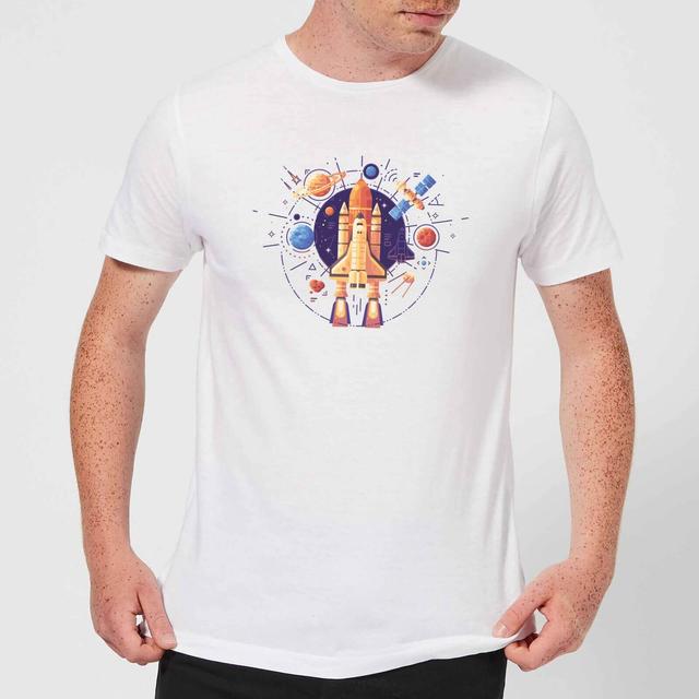 Blast Off Men's T-Shirt - White - L - Weiß on Productcaster.