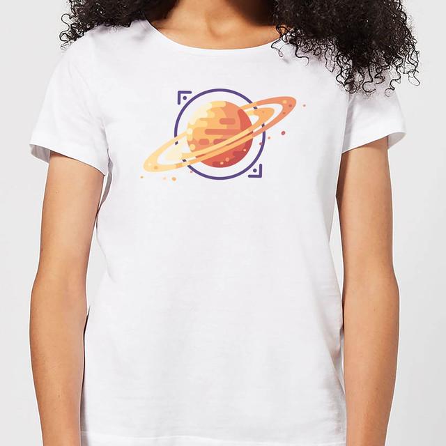 Saturn Women's T-Shirt - White - XXL - Weiß on Productcaster.