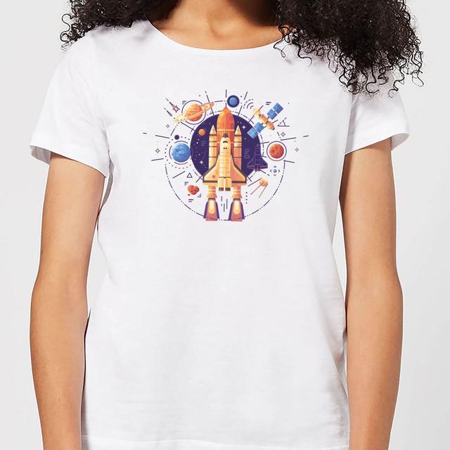 Blast Off Women's T-Shirt - White - M - Weiß on Productcaster.