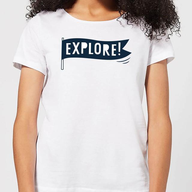 Explore! Women's T-Shirt - White - S - Weiß on Productcaster.