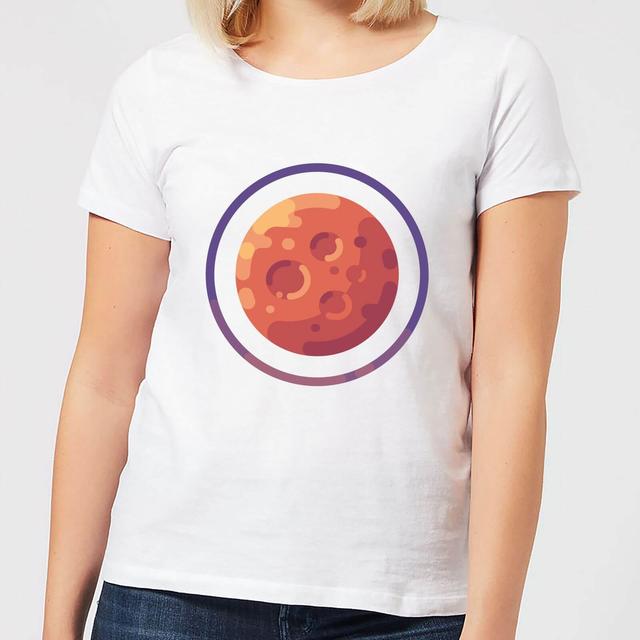 Mars Women's T-Shirt - White - M - Weiß on Productcaster.