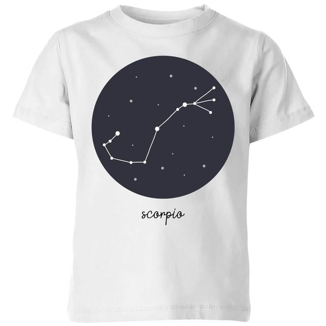 Scorpio Kids' T-Shirt - White - 9-10 Jahre - Weiß on Productcaster.