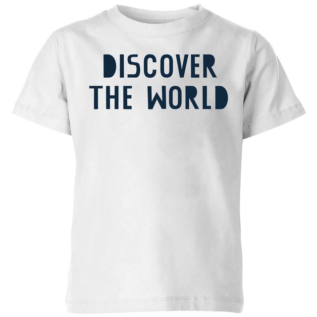 Discover The World Kids' T-Shirt - White - 3-4 Years - White on Productcaster.