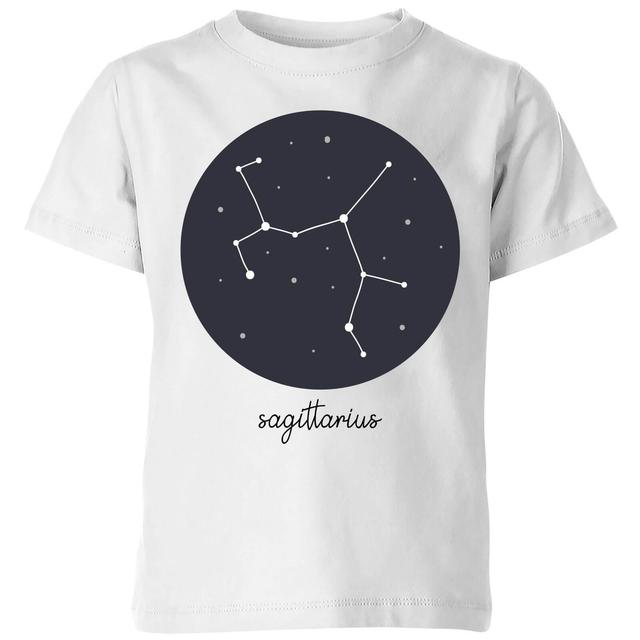 Sagittarius Kids' T-Shirt - White - 5-6 Jahre - Weiß on Productcaster.