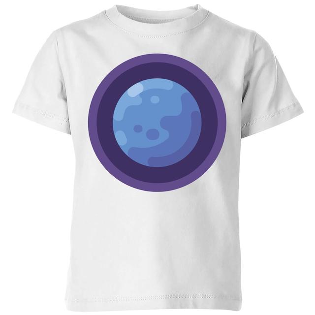 Neptune Kids' T-Shirt - White - 7-8 Jahre on Productcaster.