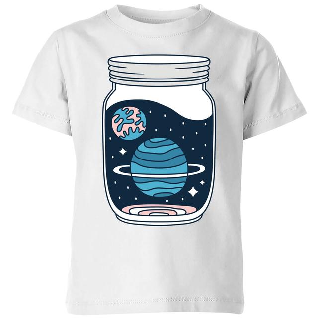 Space Jar Kids' T-Shirt - White - 7-8 Jahre - Weiß on Productcaster.