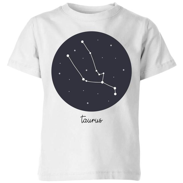 Taurus Kids' T-Shirt - White - 5-6 Jahre - Weiß on Productcaster.