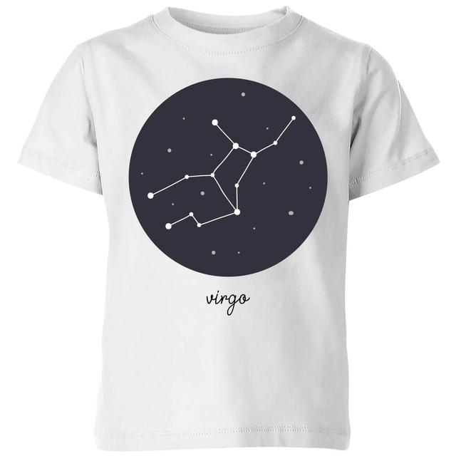 Virgo Kids' T-Shirt - White - 7-8 Jahre - Weiß on Productcaster.