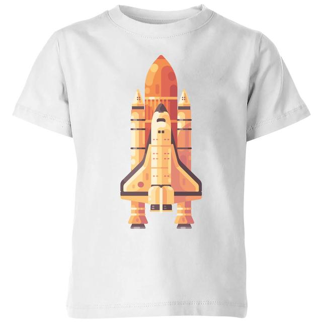 Rocket Kids' T-Shirt - White - 9-10 Jahre - Weiß on Productcaster.