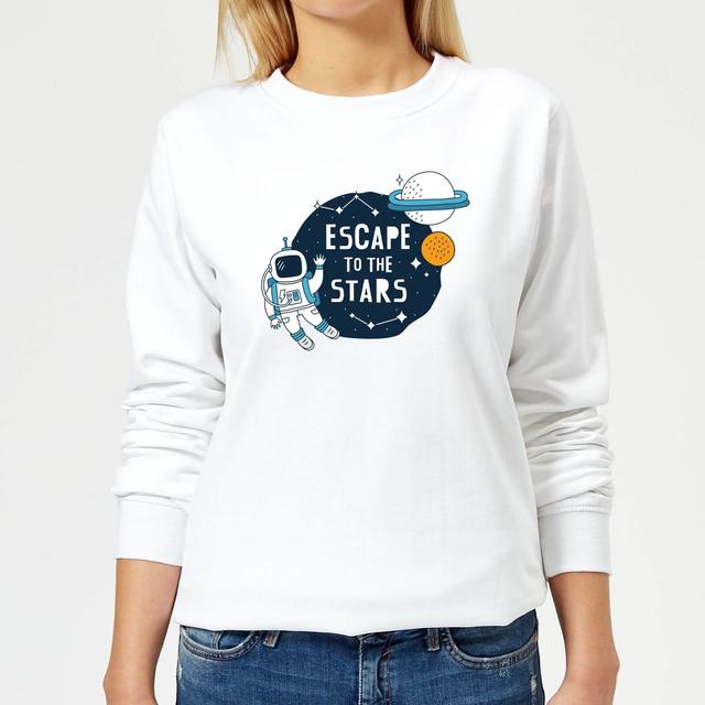 Escape To The Stars Women's Sweatshirt - White - XS - Weiß on Productcaster.