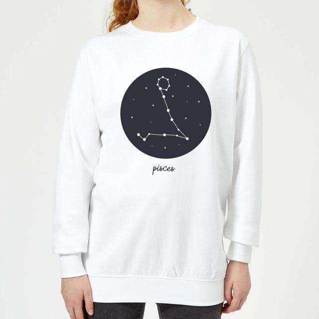 Pisces Women's Sweatshirt - White - XS - Weiß on Productcaster.