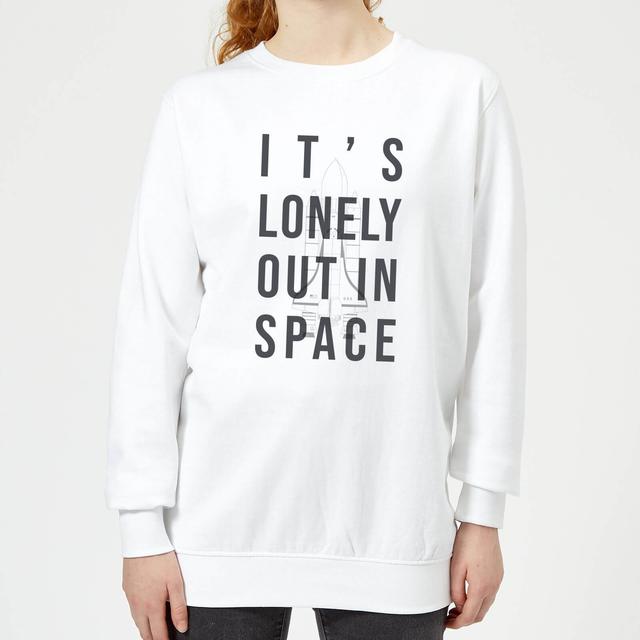 It's Lonely Out In Space Women's Sweatshirt - White - XS - Weiß on Productcaster.