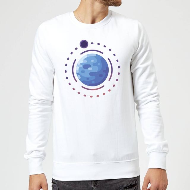 Planet Earth Sweatshirt - White - L - White on Productcaster.