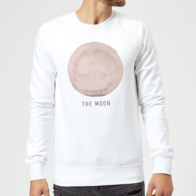 The Moon Sweatshirt - White - M - Weiß on Productcaster.